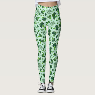 She's Choppin' Broccoli Gen X Humour Novelty Leggings