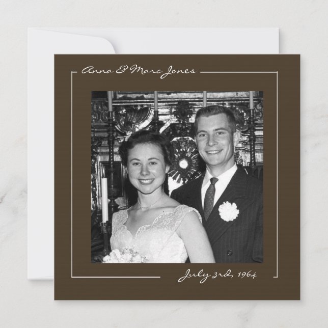 She's Cute Flower Invitation (Front)