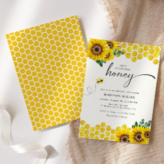 She's Found Her Honey Bridal Shower Bee Invitation