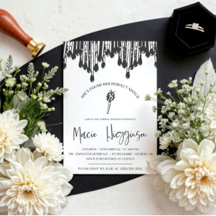 She's Found her Perfect Match Bridal Shower Invitation