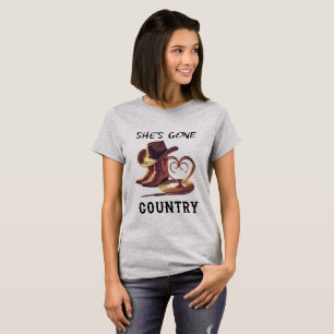 She's Gone Country T-Shirt