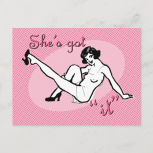 She's Got It Postcard