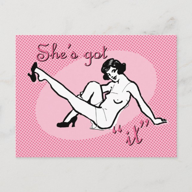 She's Got It Postcard (Front)