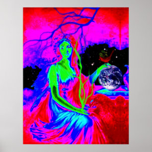 She's Got The Whole World In Her Hand Poster