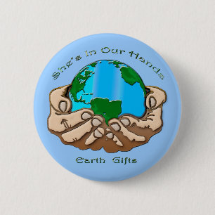 SHE'S IN OUR HANDS Collection 2 Inch Round Button