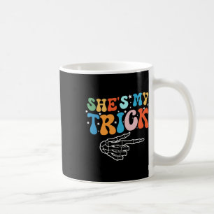 She's Is My Trick He's Is My Treat Halloween Coupl Coffee Mug