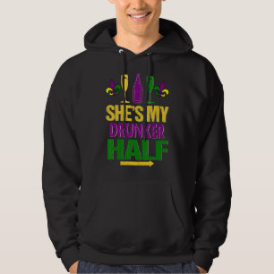 She's My Drunker Half Matching Couple Boyfriend Ma Hoodie
