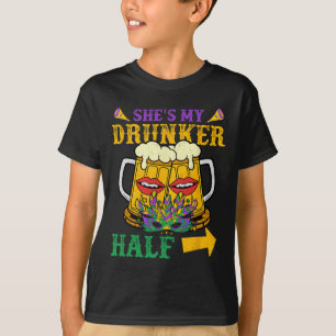 She's My Drunker Half Matching Couple Boyfriend Ma T-Shirt
