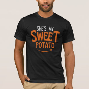 She's my sweet potato Halloween couple matching T-Shirt