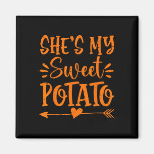 She's My Sweet Potato I Yam Autumn Thanksgiving Co Magnet