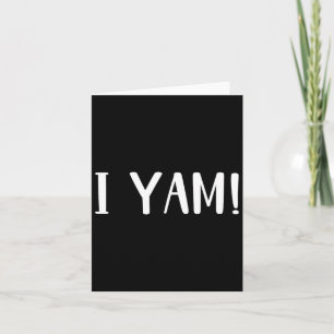 She's My Sweet Potato I Yam Couples Matching Thank Card