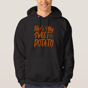 She's My Sweet Potato I Yam Set Couples Thanksgivi Hoodie