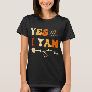 She's My Sweet Potato I Yam Set Couples Thanksgivi T-Shirt