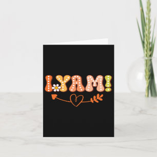 She's My Sweet Potato I Yam Thanksgiving Autumn Co Card