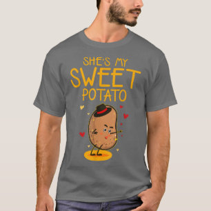 She's My Sweet Potato I Yam Thanksgiving Couple Ma T-Shirt