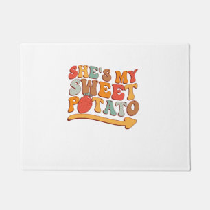 She's My Sweet Potato I YAM Thanksgiving Couple's Doormat