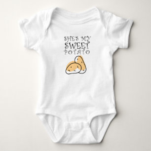 She's My Sweet Potato-Matching Couple Baby Bodysuit