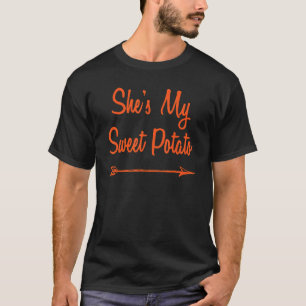 She's My Sweet Potato Yes I Yam Thanksgiving Coupl T-Shirt