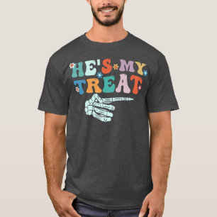 She's My Trick He's My Treat Cute Matching Couples T-Shirt