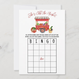 She's Off the Market Bridal Shower BINGO Game Invi Invitation