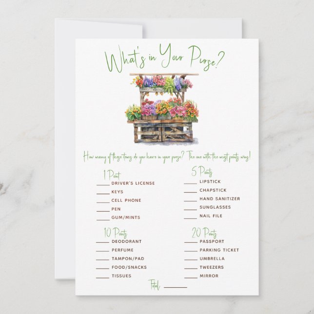 She's Off the Market Bridal Shower Game Invitation (Front)