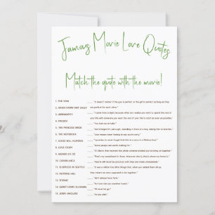 She's Off the Market Bridal Shower Game Invitation