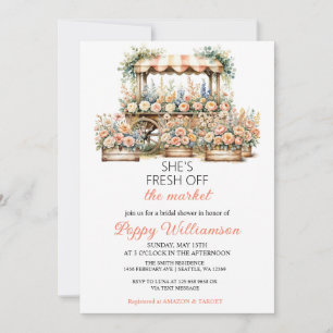 She's Off the Market Bridal Shower Invitation