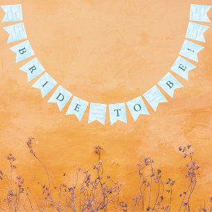 She's On Cloud 9 Dreamy Bride To Be Bridal Shower  Bunting Flags
