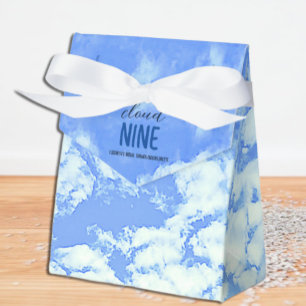 She's On Cloud Nine! Bridal Shower/Bachelorette Favor Box