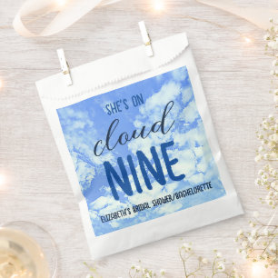 She's On Cloud Nine! Bridal Shower/Bachelorette Favour Bag