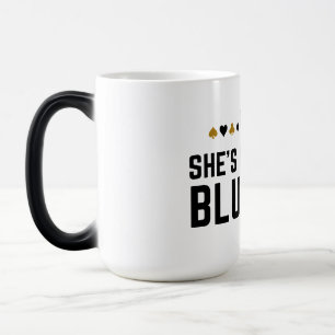 She's Probably Bluffing - Casino Poker Bluff Gift Magic Mug