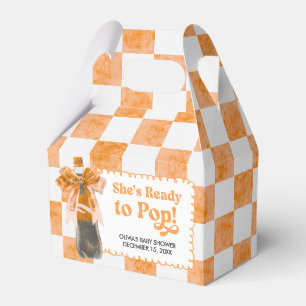 She's Ready to Pop Baby Shower Favor Box