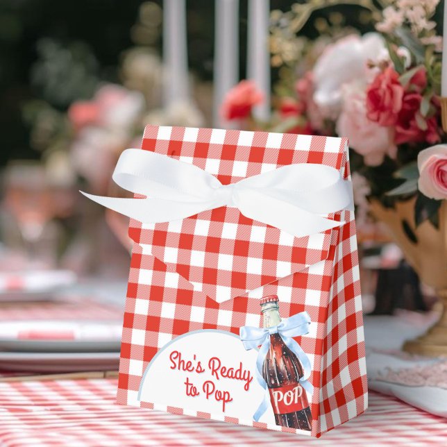 She's Ready to Pop Baby Shower Gift Favor Box (She's Ready to pop baby shower Gift Favor Boxes)