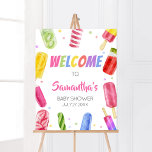 She's Ready to Pop Baby Shower Welcome Poster<br><div class="desc">Make your event special with this Girl Baby Shower with our cute and lovely printable Welcome Sign featuring adorable Popsicle Shower theme. Download,  personalize,  and create lasting memories with this perfect touch for your joyous celebration!

BS783</div>