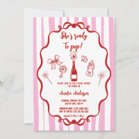 She's Ready to Pop Pink Coke Bottle Baby Shower