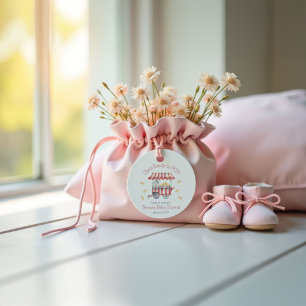 She's Ready to POP!  Popcorn Baby Shower Favour Tags