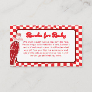She's ready to pop soda cola baby shower  enclosure card