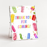 She's Ready to Pop Thank you for Coming Poster<br><div class="desc">Make your event special with this Girl Baby Shower with our cute and lovely printable Thank you for Coming Sign featuring adorable Popsicle Shower theme. Download,  personalize,  and create lasting memories with this perfect touch for your joyous celebration!

BS783</div>