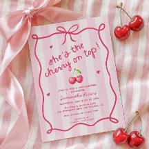 She's the Cherry on Top Baby Shower