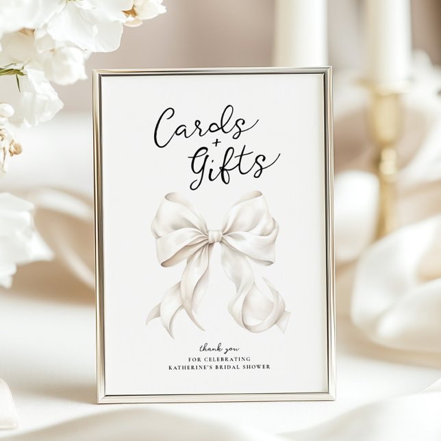 She's Tying the Knot Cards & Gifts Table Sign (Creator Uploaded)