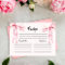She's Tying The Knot Recipe Bridal Shower