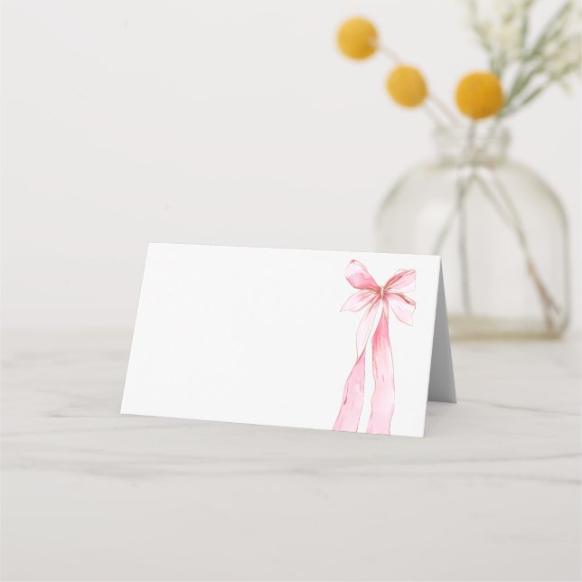 She's Tying The Knot Table  Place Card (Front)