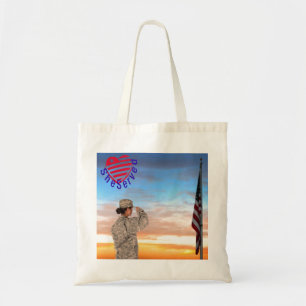 SheServed Small Tote Bag