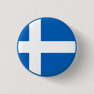 Shetland Flag 1 Inch Round Button