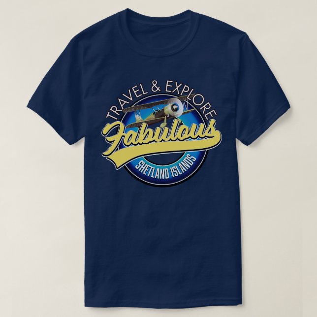 Shetland Islands logo T-Shirt (Design Front)