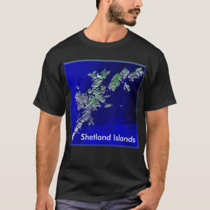 Shetland Islands Mens Dark T-shirt de base
