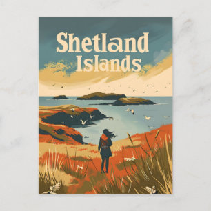 Shetland Islands Scotland Postcard