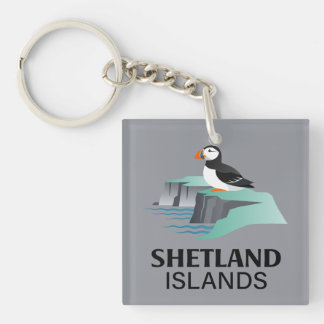 Shetland Islands Scotland United Kingdom Keychain