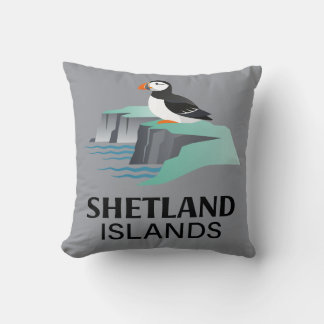 Shetland Islands Scotland United Kingdom Throw Pillow