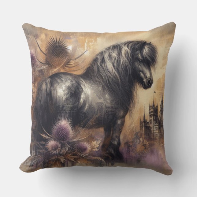 Shetland Pony Cushion (Front)